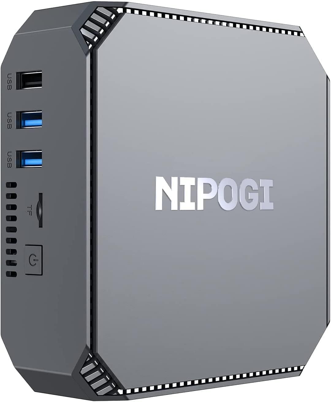 NiPoGi Mini PC Windows 11,Intel Alder Lake-Ν100 Mini Computer(6W TDP, up to  3.4GHz),16GB RAM+512GB M.2 SSD Mini Desktop PC,Support Dual 
